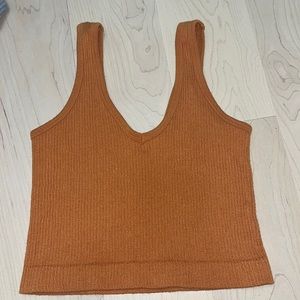 Fall Orange Urban Outfitters Out From Under Crop Top
